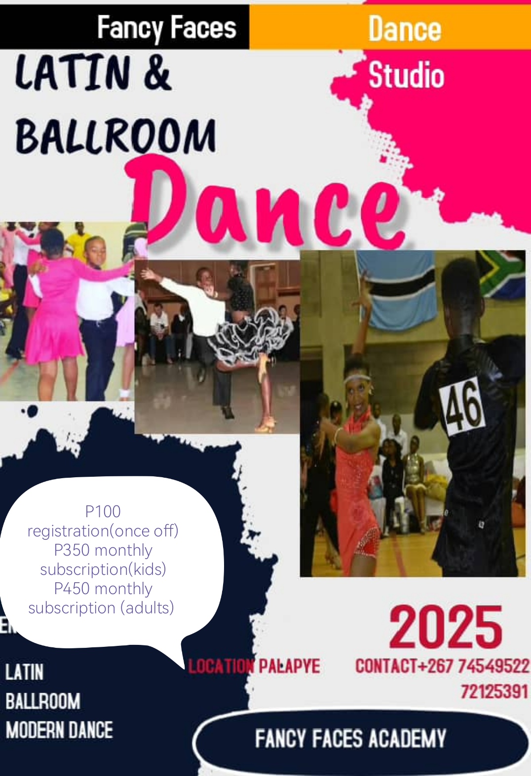 Ballroom and Latin Dance Flyer
