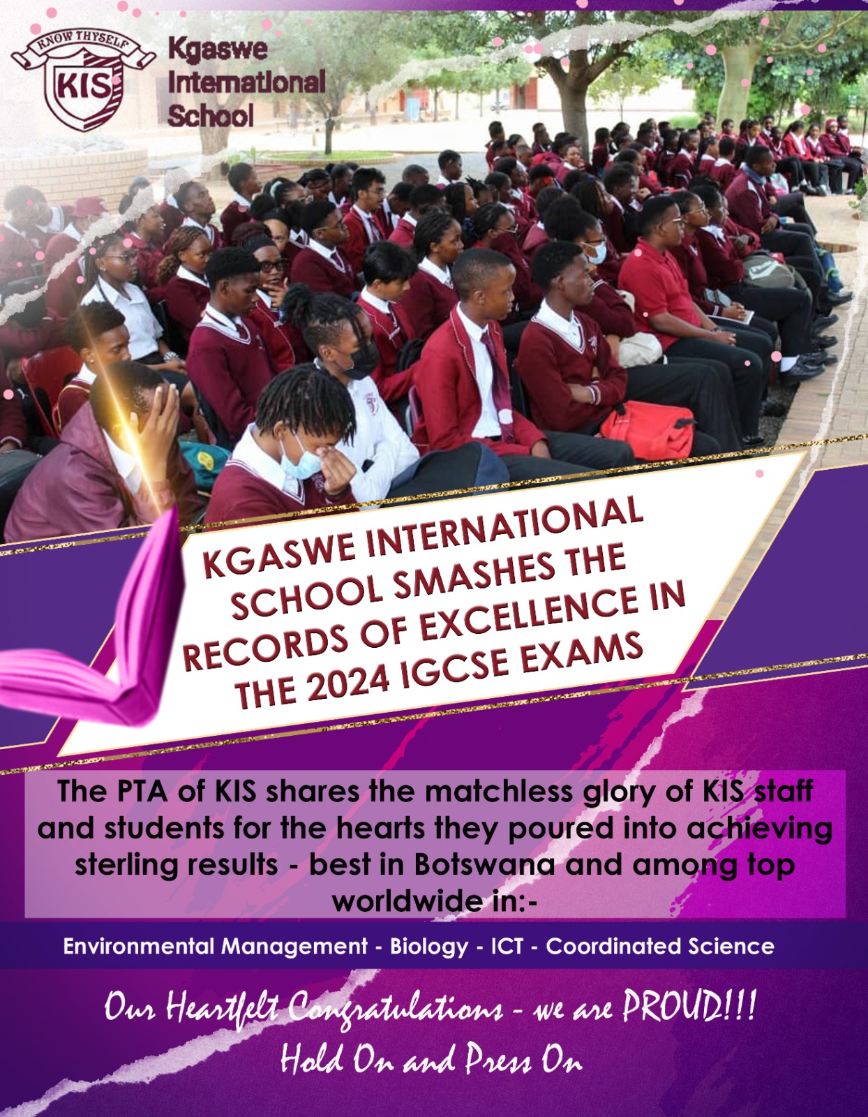 Excellence in the 2024 IGCSE Exams